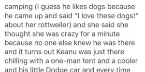 Keanu Reeves is a cryptid.