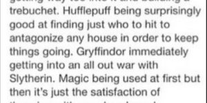I really missed out on the great Hogwarts food fight of ’07