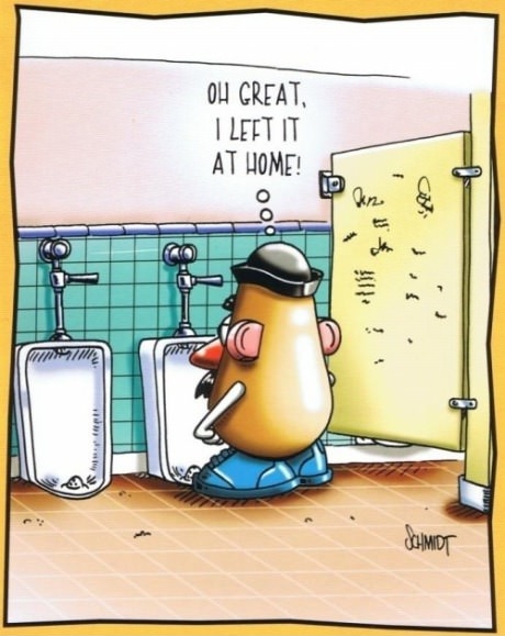 Mr. Potato Head has a bad day...