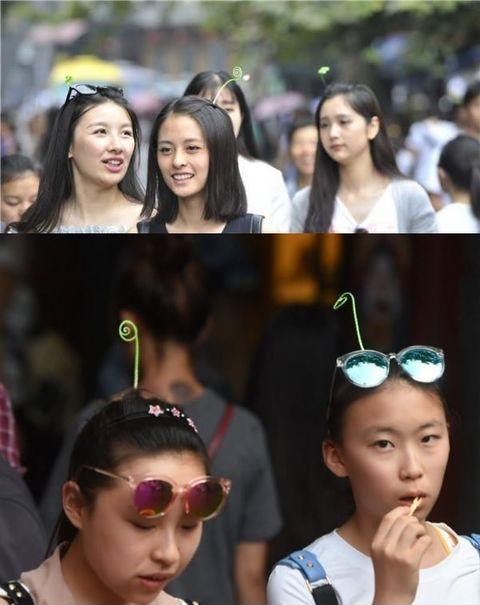 Apparently this is a new fashion trend in China