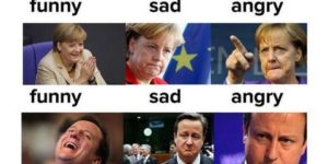 Faces of politicians