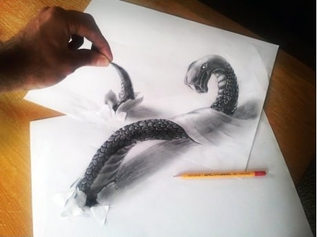 Awesome 3D drawing is awesome.