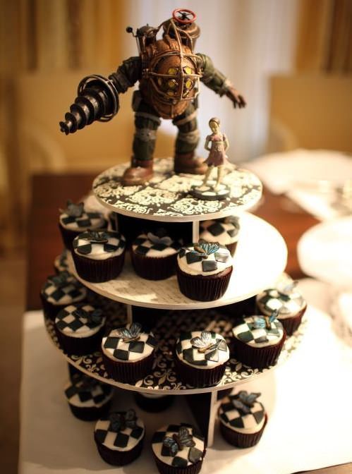 Bioshock cake.