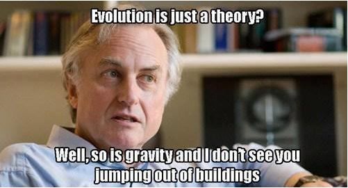 Evolution is just a theory?