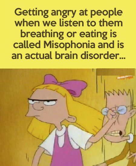 It's an actual brain disorder...