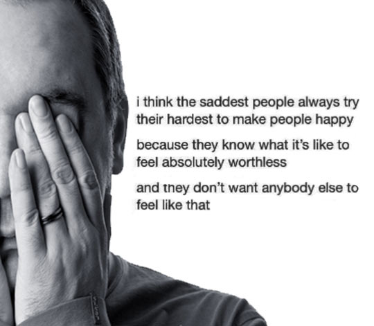 The saddest people.