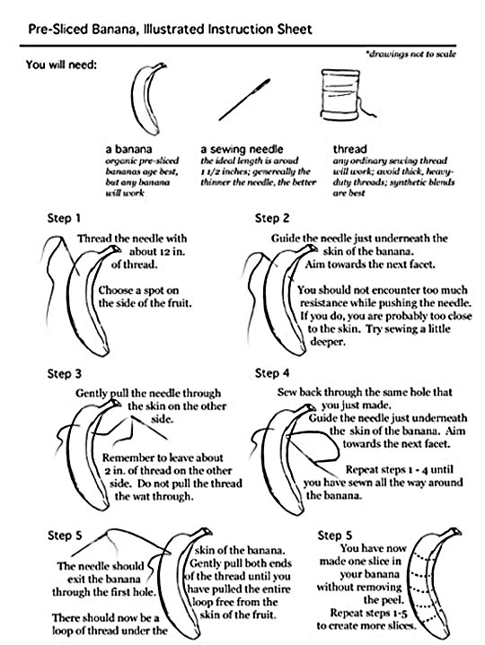 How-to: Pre-Sliced Banana.