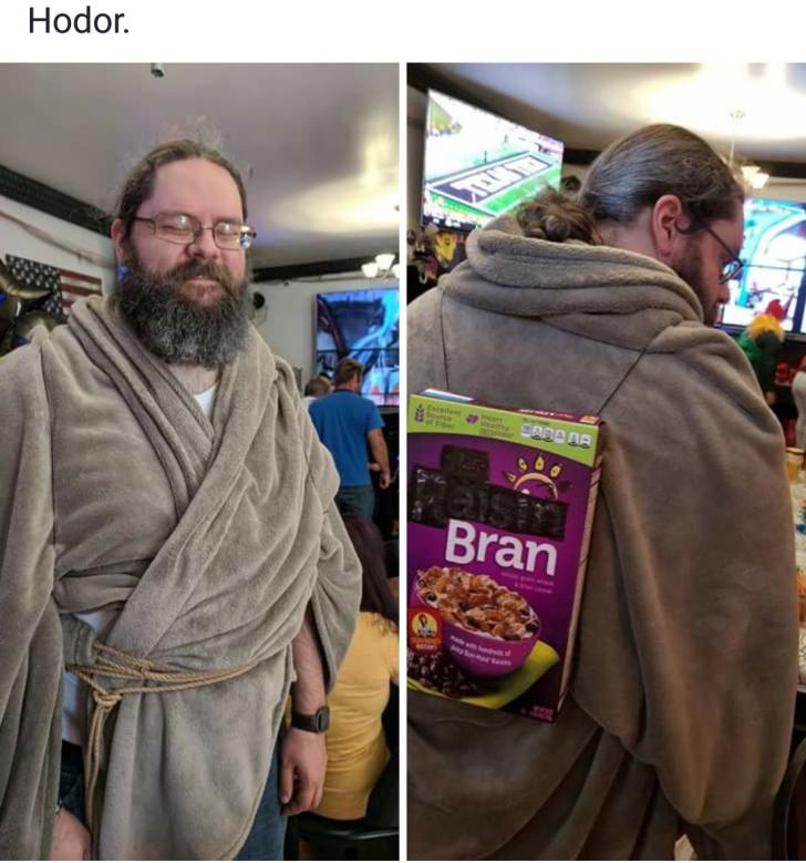 Bran cosplay.