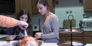 Father told his daughters the turkey he cooked was pregnant.