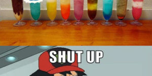 Pokemon cocktails.