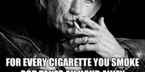 Smoking serves a greater purpose