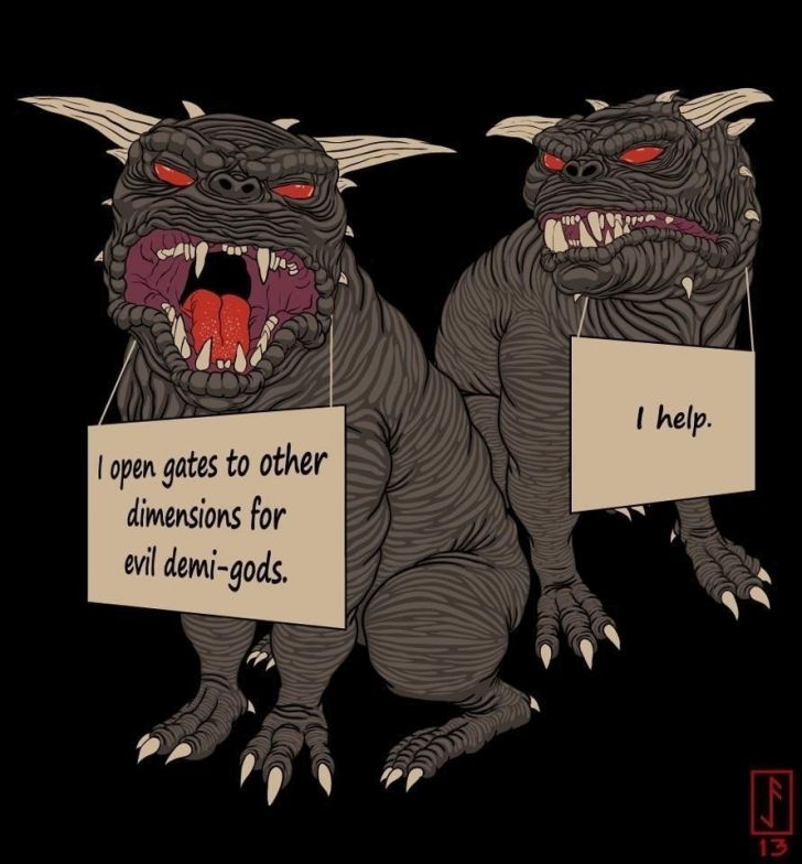 Dog shaming: Ghostbusters edition