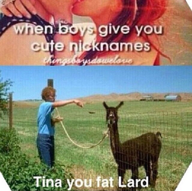 Cute nicknames.