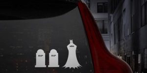 If Batman Had Family Car Stickers