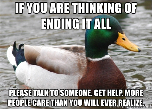 I just lost one of my best friends. I hope someone can actually take this advice.