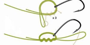 How to tie off a fishing hook