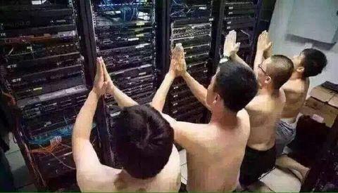 IT team before going on holiday