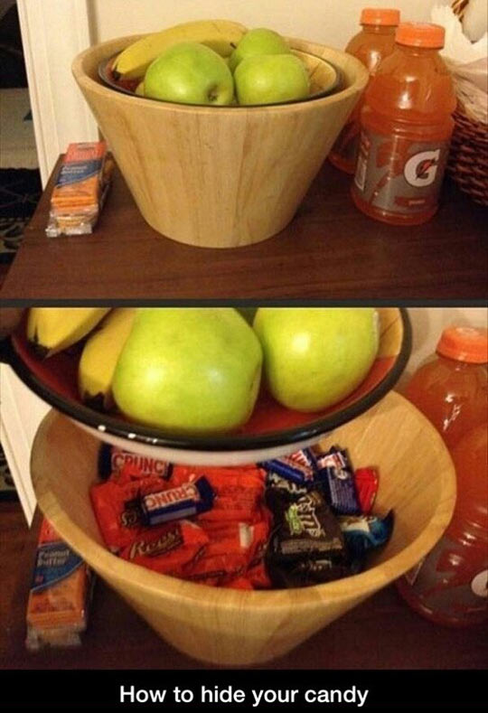 For parents - How to hide your candy