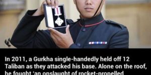 Gurkhas man, you don't mess with Gurkhas