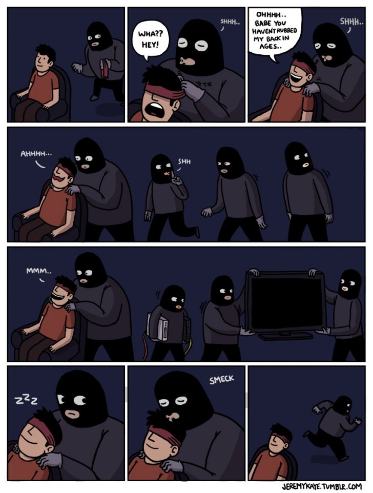 The best kind of robbers.