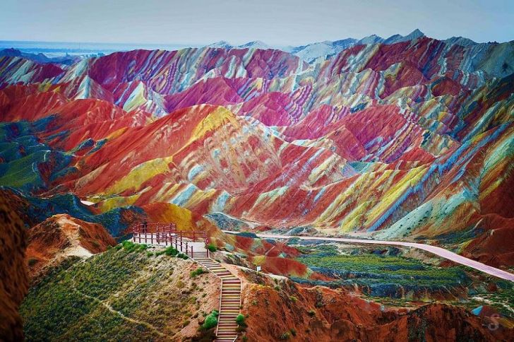The Rainbow Mountains are China's secret geological wonder