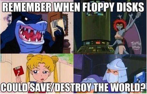 Beware the floppy disk!