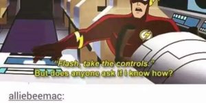 Flash, take the controls