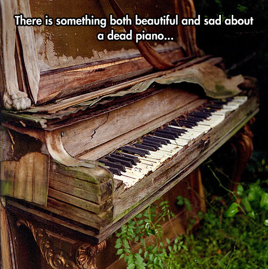 A dead piano