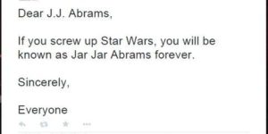 Jar Jar Abrams