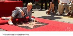 The way Portia is looking at Ellen…