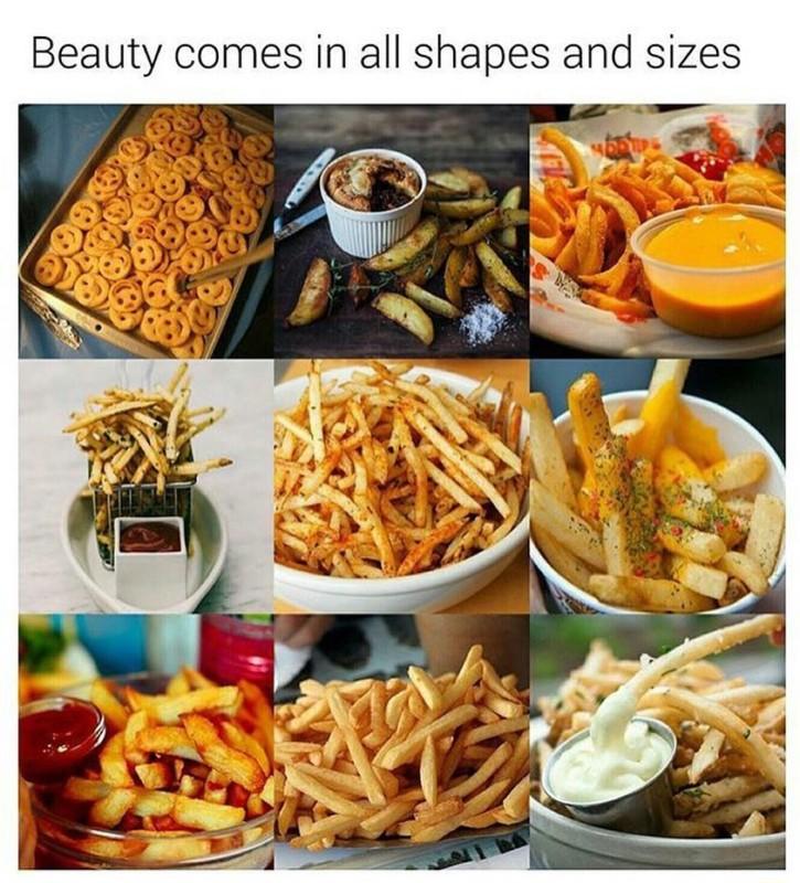 Beauty comes in of shames and sizes