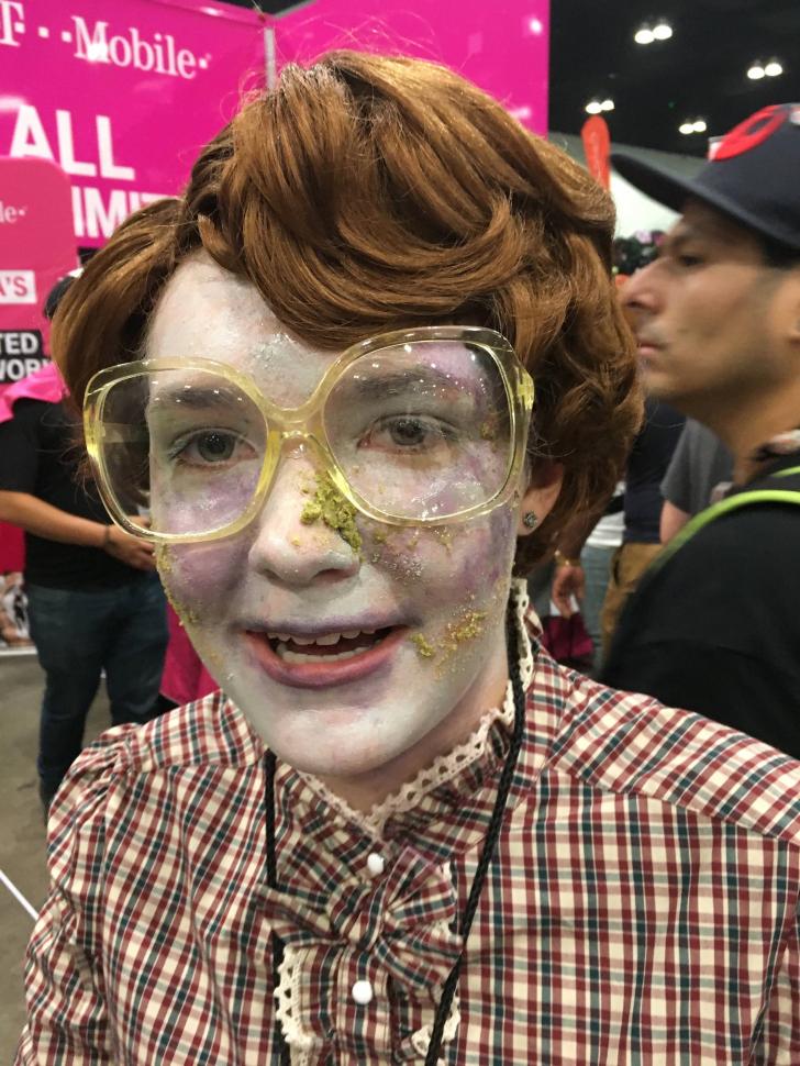 Upside down Barb cosplay