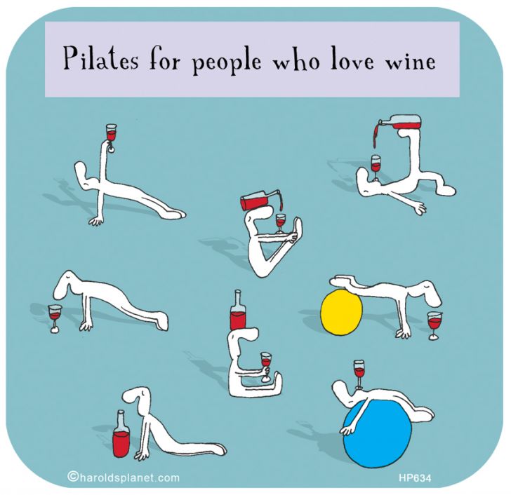 Pilates for people who love wine.