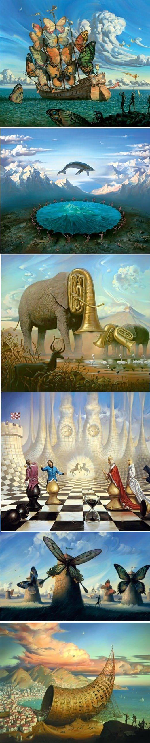 Surrealistic painter: Vladimir Kush