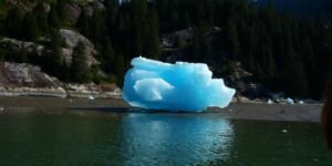 A beached iceberg.