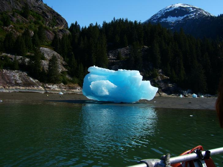 A beached iceberg.