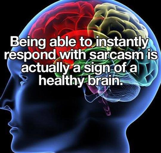 BeIng ablE To InStaNtLy resPoNd wIth SarcAsm Is ActuAllY a SiGn oF a HeAlthY brAin.