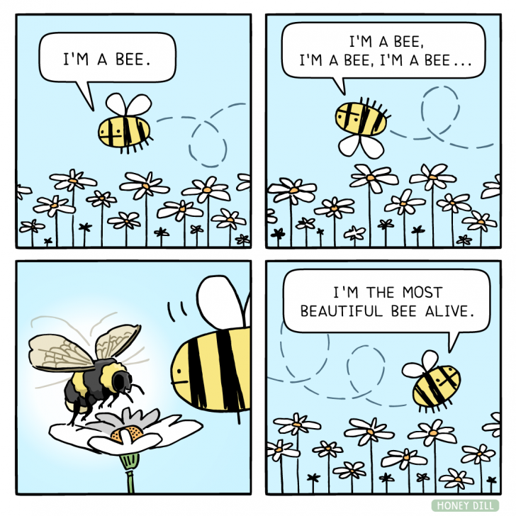 I'm the beautiful bee.