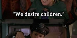 We desire children!