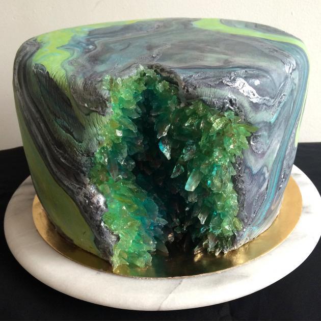 Geode cake