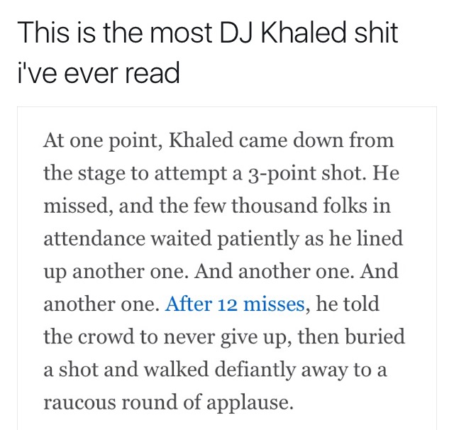 DJ Khaled Motivates Us Again