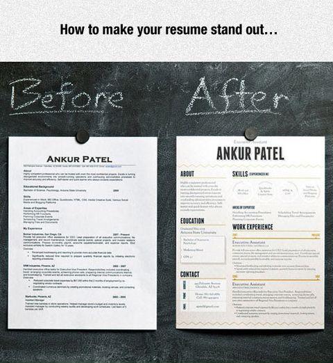 Make your resume stand out