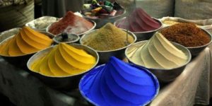 Spices in a Bazaar, Cairo Egypt