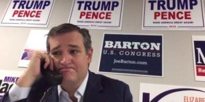 Ted Cruz making calls for Trump