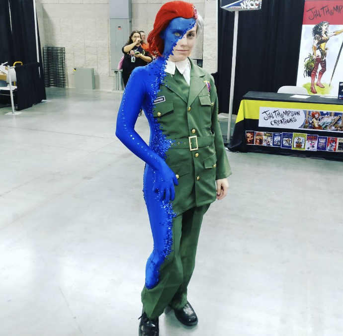 Really cool Mystique Cosplay