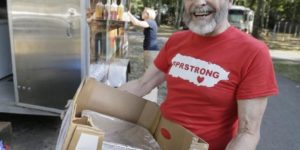 Joseph Badame was a survivalist who had his entire basement stocked with food. He decided that Puerto Rico needed the food more than him, so he donated it.