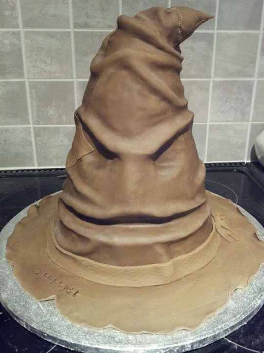 Sorting hat cake