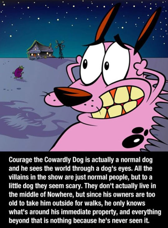 Courage the cowardly dog.