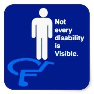 When people say 'But you don't look sick/ disabled.'