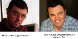 The Seth MacFarlane transformation.